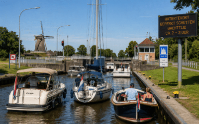 Schutten van pleziervaart tijdelijk beperkt: wat verandert er vanaf 22 juli?